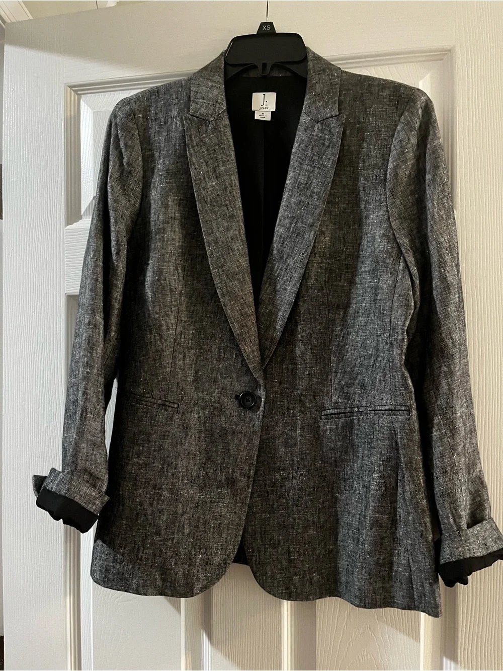 J. Crew Factory Women's Gray Heathered Blazer